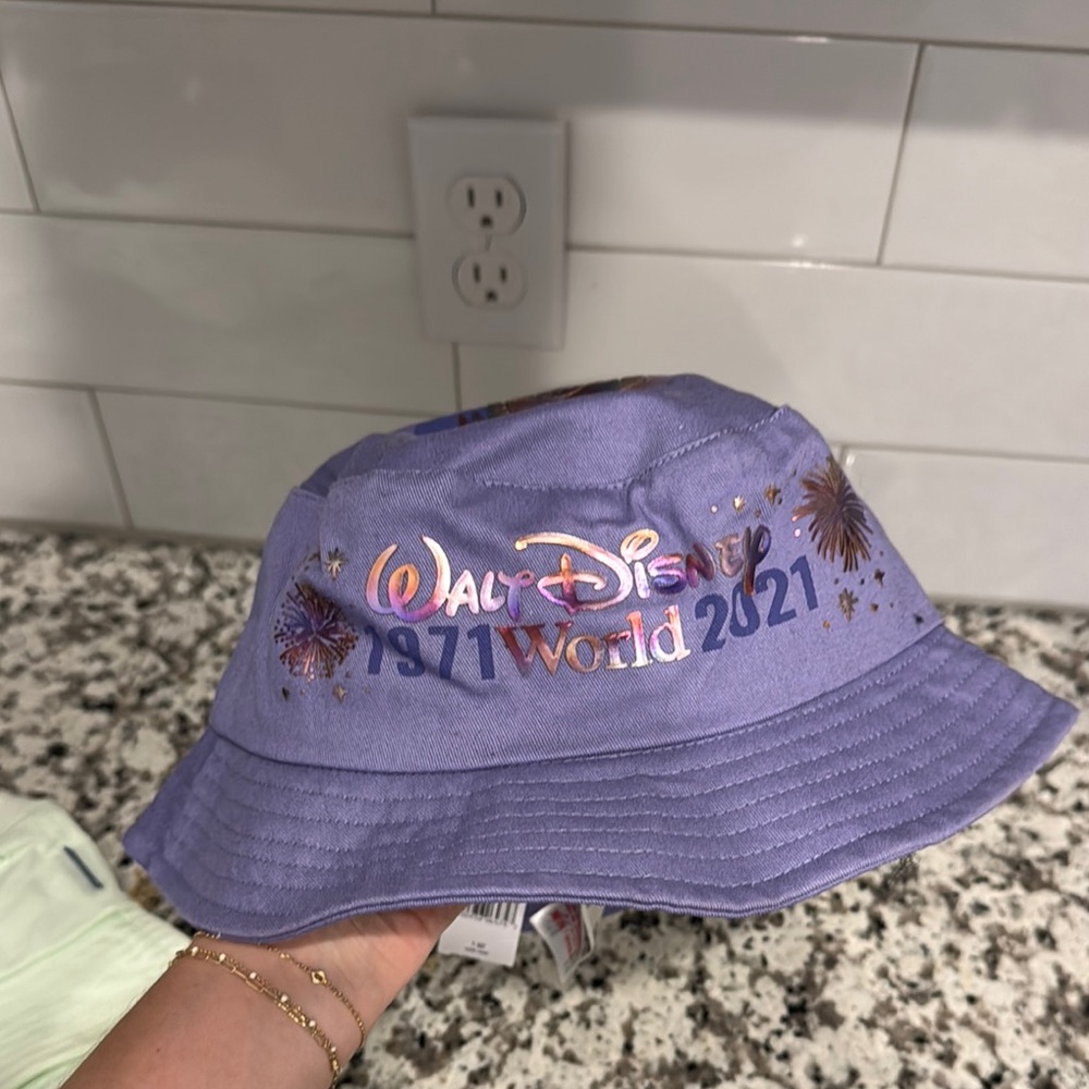 NWT Disney Purple 50th Bucket Hat